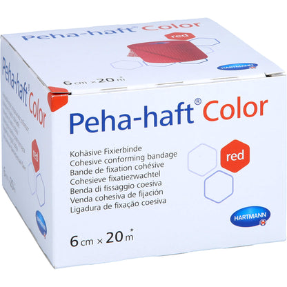 PEHA-HAFT Color Fixierb.latexfrei 6 cmx20 m rot 1 St