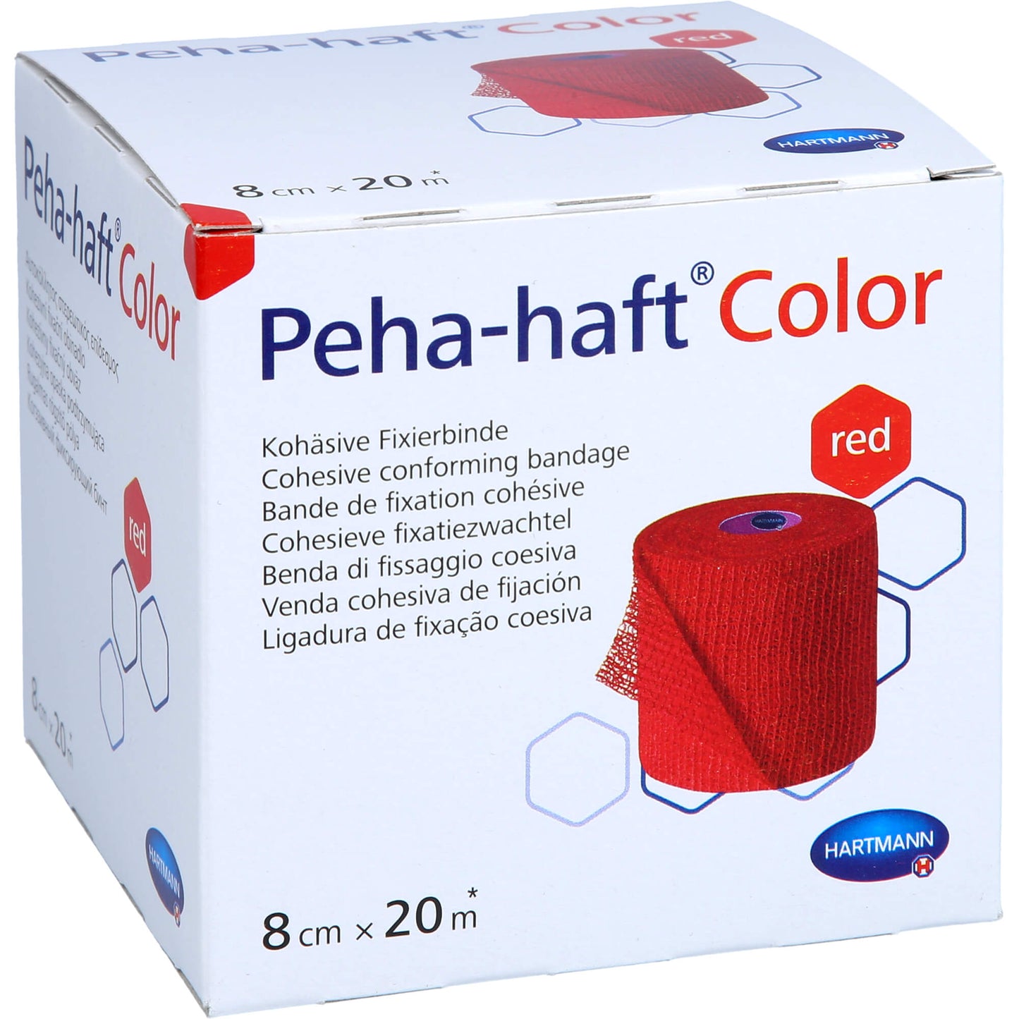 PEHA-HAFT Color Fixierb.latexfrei 8 cmx20 m rot 1 St