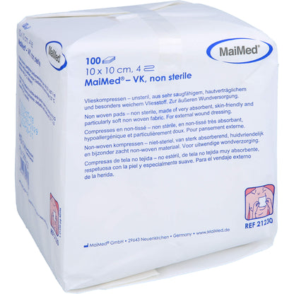 VLIESKOMPRESSEN unsteril 10x10 cm 100 St