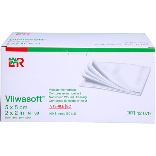 VLIWASOFT Vlieskompressen steril 5x5 cm 6l. 50X2 St