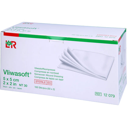 VLIWASOFT Vlieskompressen steril 5x5 cm 6l. 50X2 St