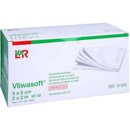 VLIWASOFT Vlieskompressen steril 5x5 cm 6l. 50X2 St
