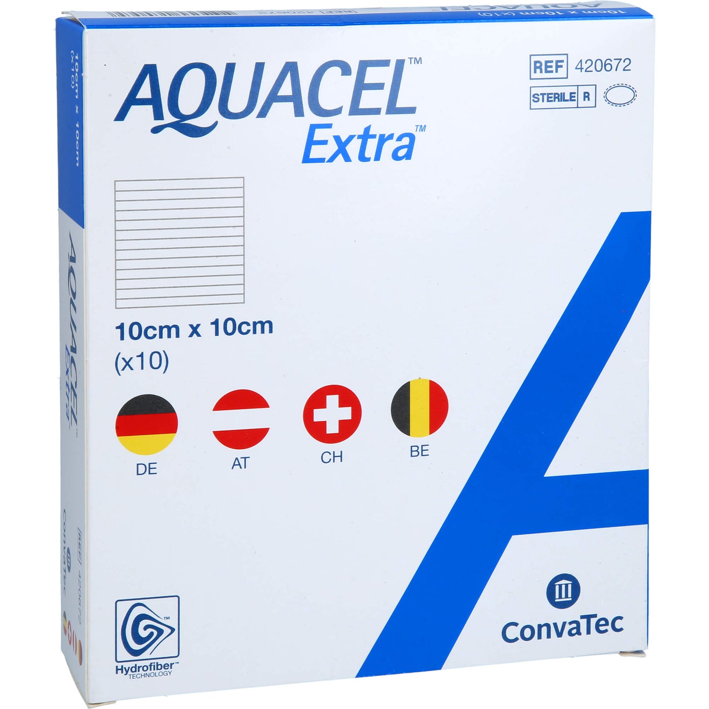 AQUACEL Extra 10x10 cm Verband 10 St