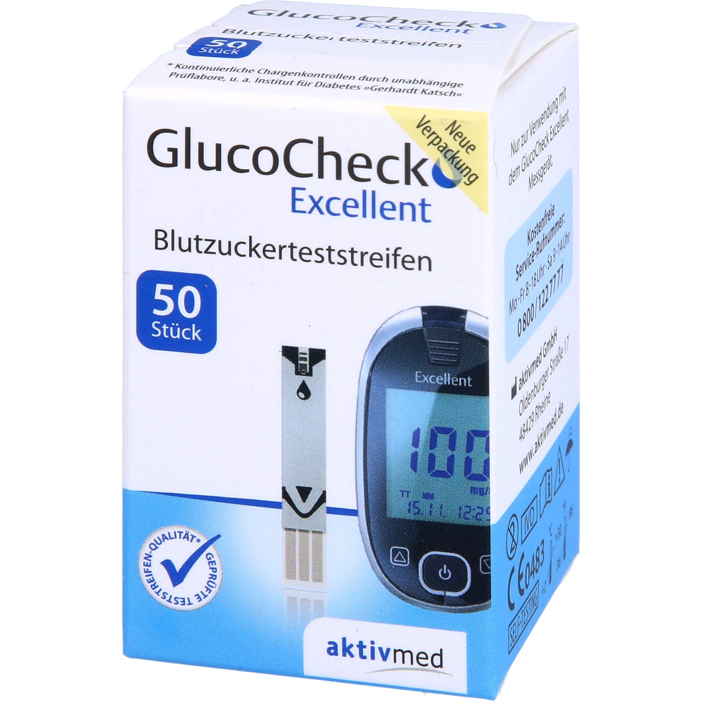 GLUCOCHECK Excellent Teststreifen 50 St