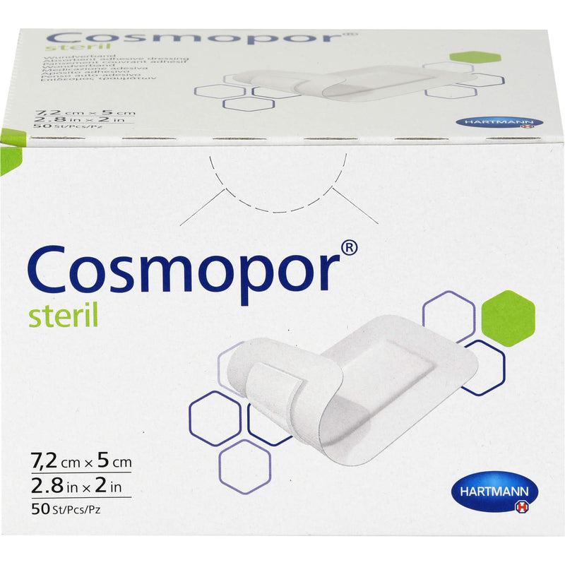 COSMOPOR STERIL 7.2X5CM 50 St