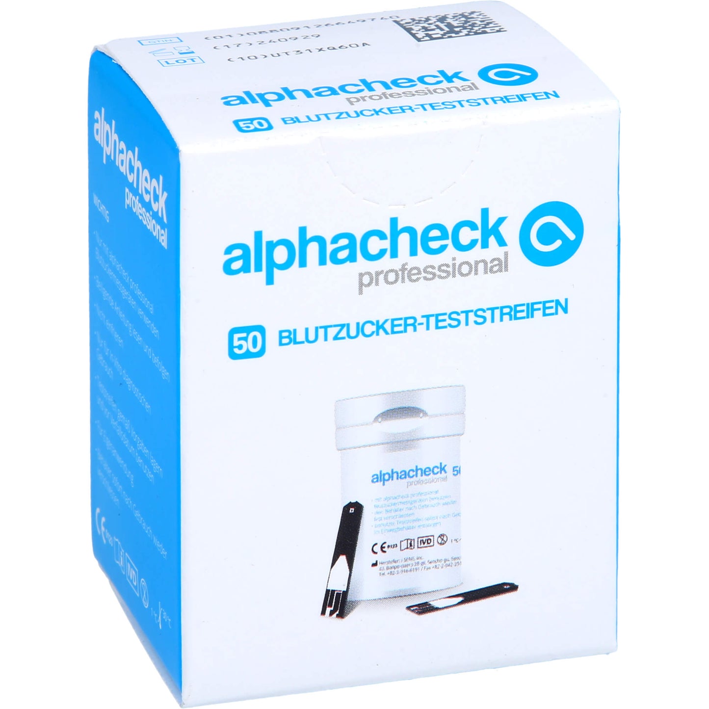 ALPHACHECK professional Blutzuckerteststreifen 50 St