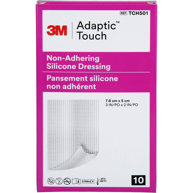 ADAPTIC TOUCH7.6X5CM NON 10 St