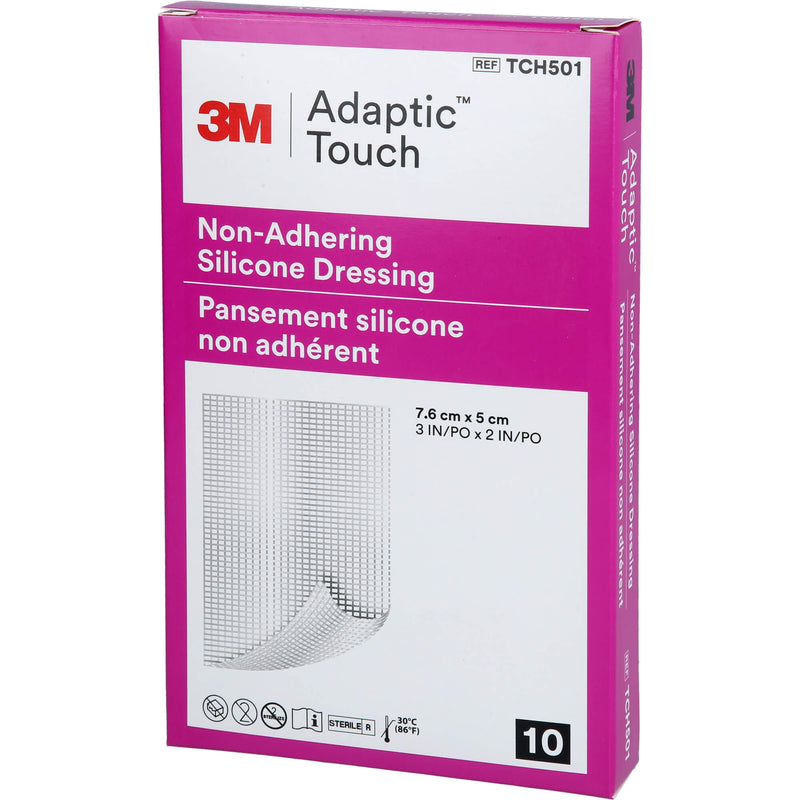 ADAPTIC TOUCH7.6X5CM NON 10 St