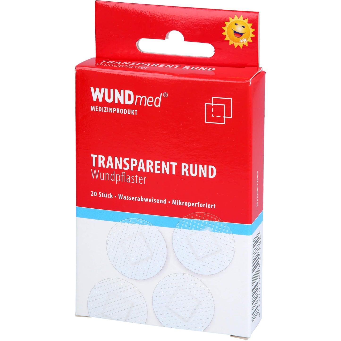 WUNDPFLASTER 2,5 cm rund transparent 20 St