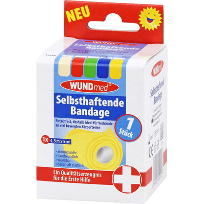 BANDAGE selbsthaftend 5 cmx4,5 m farb.sort. 1 St