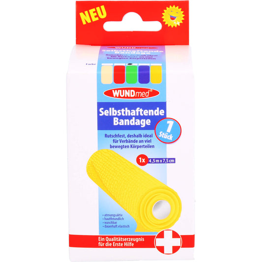 BANDAGE selbsthaftend 7,5 cmx4,5 m farb.sort. 1 St