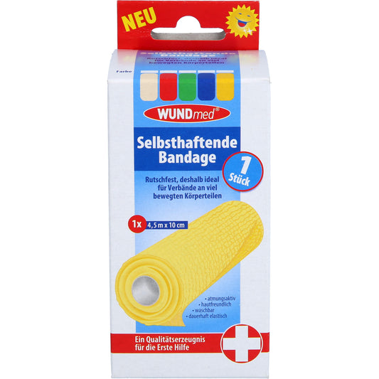 BANDAGE selbsthaftend 10 cmx4,5 m farb.sort. 1 St