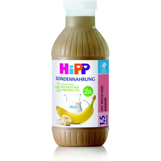 HIPP Sondennahrung Milch Banane hochkalorisch 12X500 ml