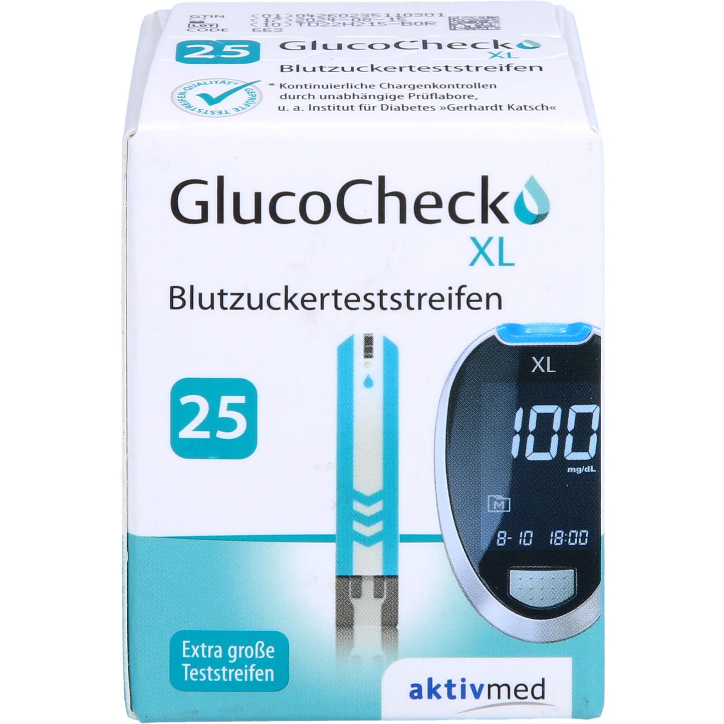 GLUCOCHECK XL Blutzuckerteststreifen 25 St