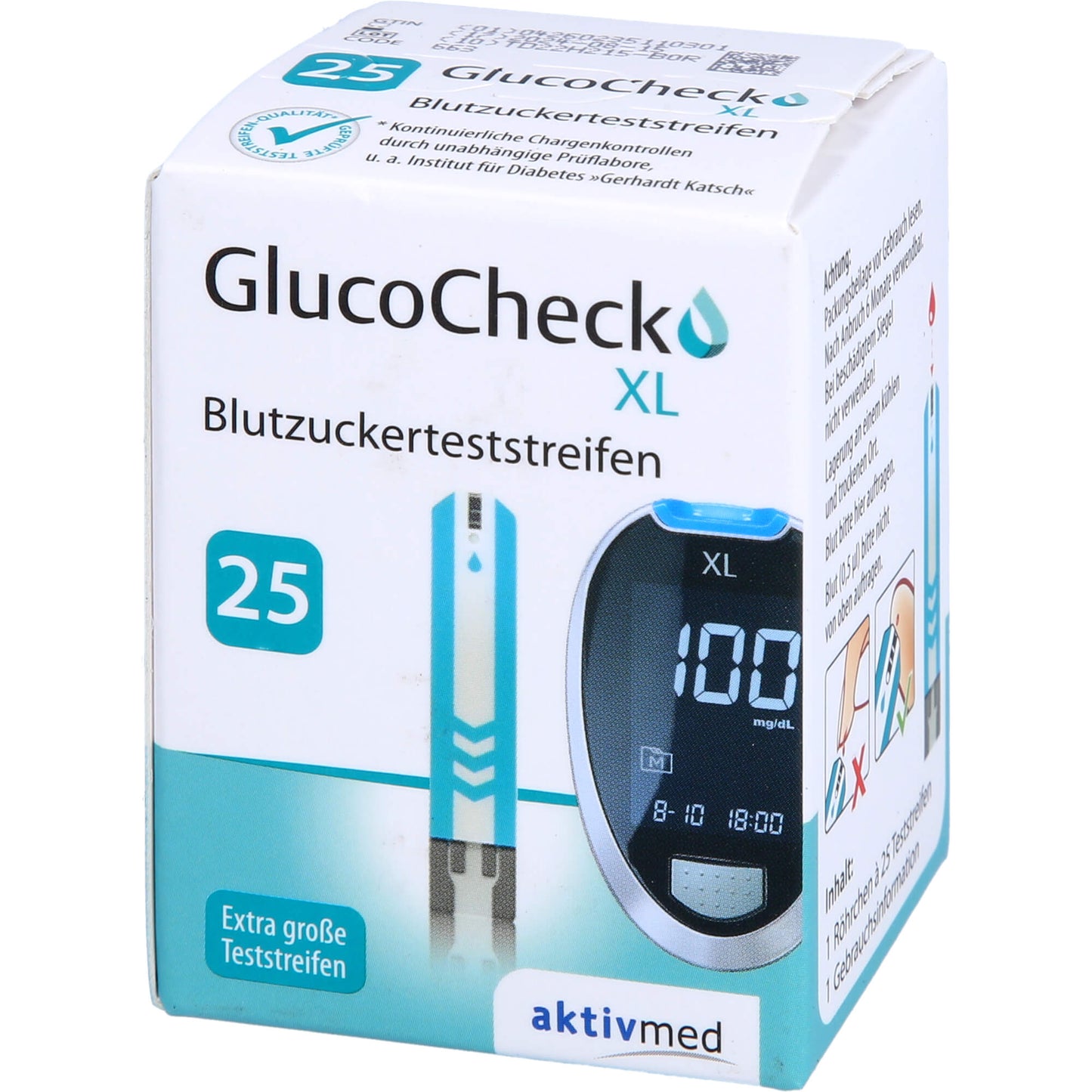 GLUCOCHECK XL Blutzuckerteststreifen 25 St