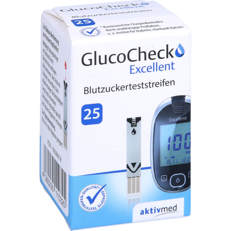 GLUCOCHECK EXCELLENT TESTS 25 St