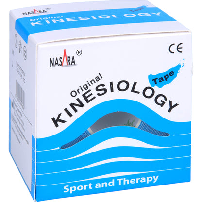 NASARA Kinesiologie Tape 5 cmx5 m blau 1 St