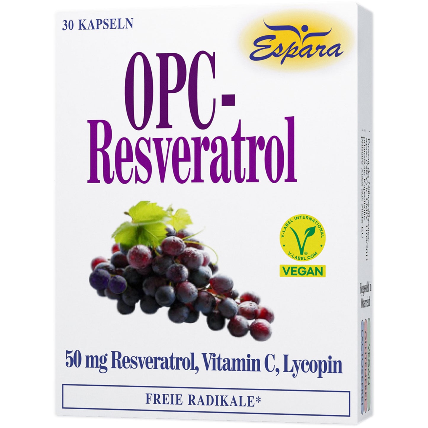 OPC RESVERATROL Kapseln 30 St