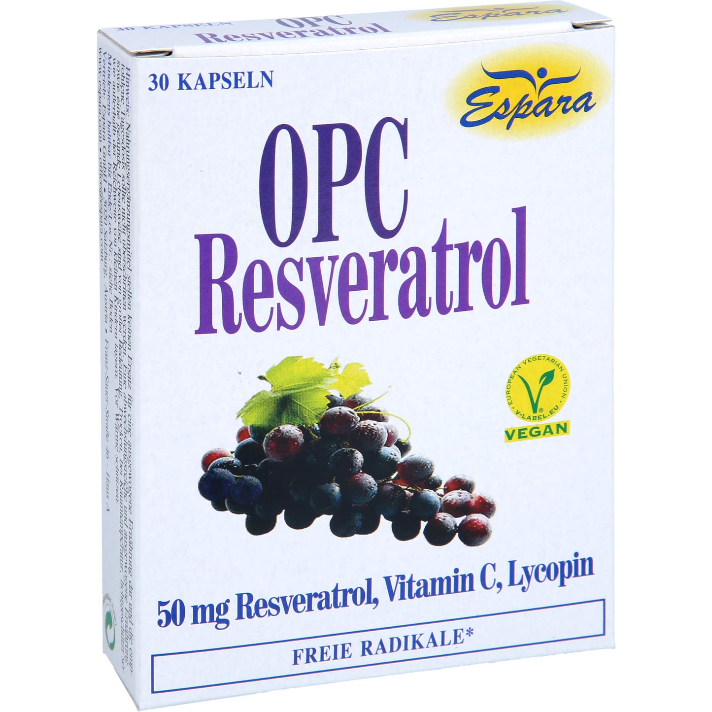OPC RESVERATROL Kapseln 30 St