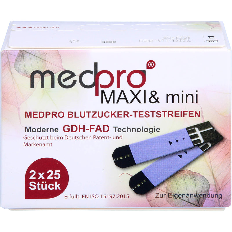 MEDPRO MAXI & MINI BZ TEST 2X25 St