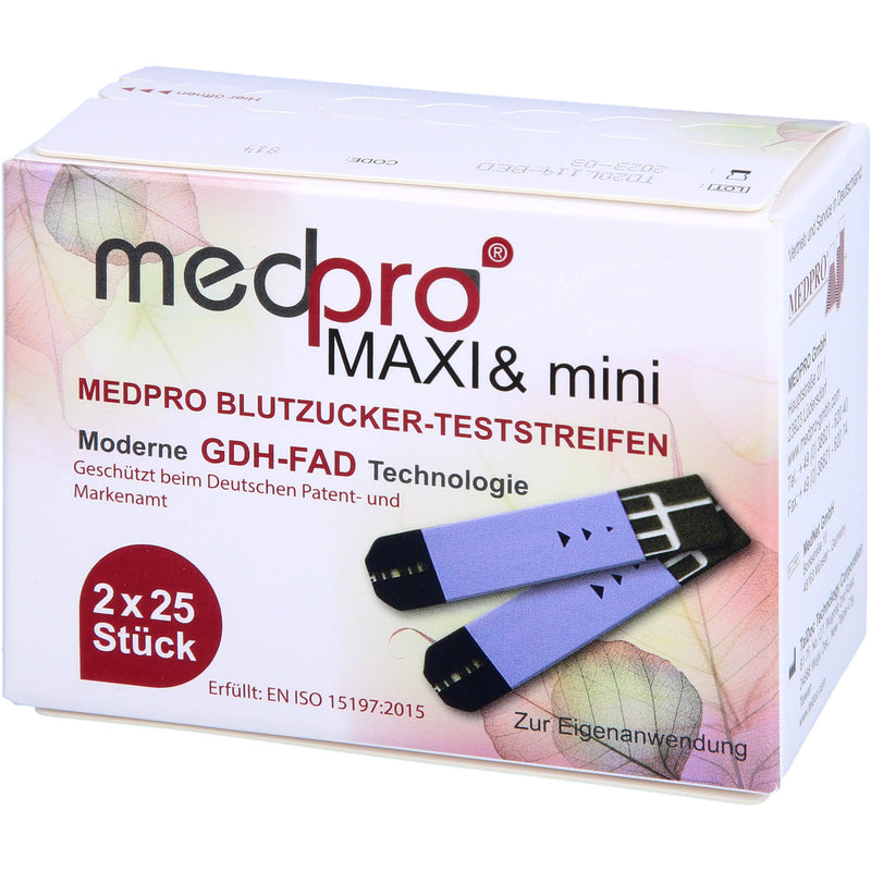 MEDPRO MAXI & MINI BZ TEST 2X25 St