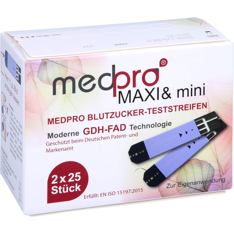 MEDPRO MAXI & MINI BZ TEST 2X25 St