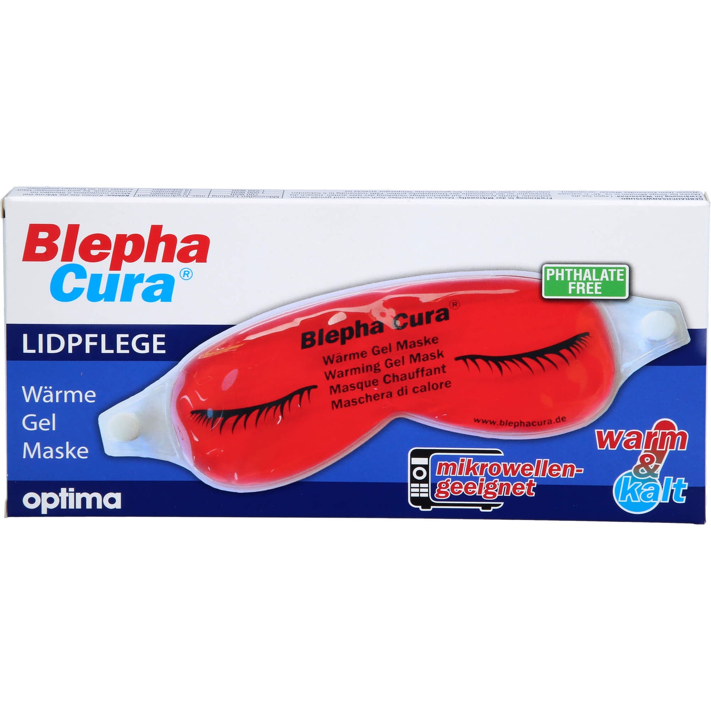BLEPHACURA Wärme Gel Maske 1 St