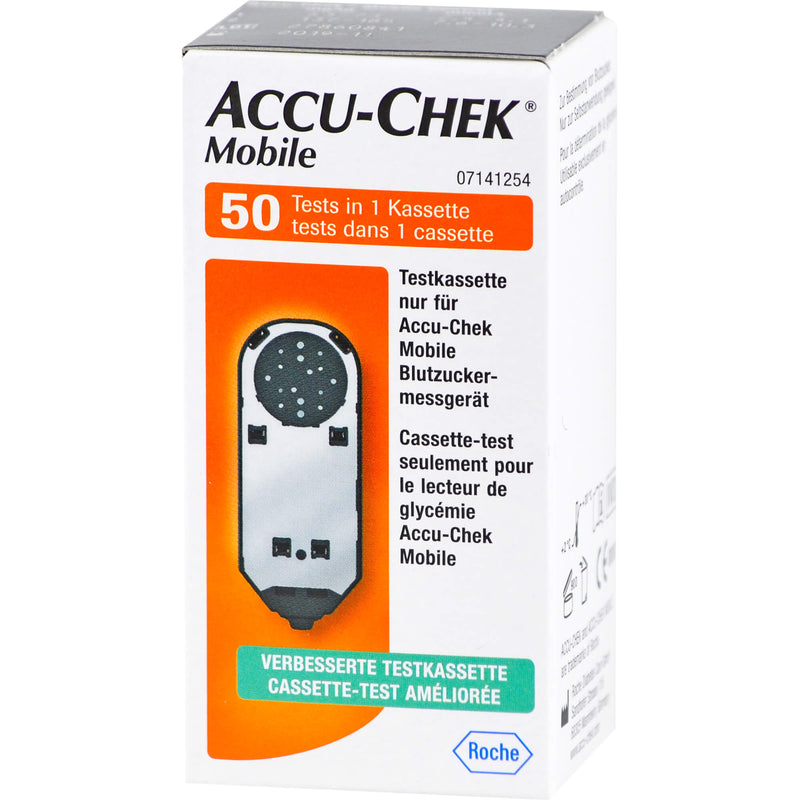 ACCU CHEK MOBILE TESTKASS 50 St