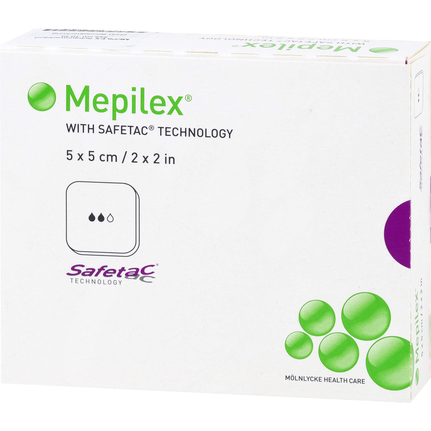 MEPILEX 5x5 cm Schaumverband 5 St