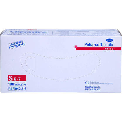 PEHA-SOFT nitrile white Unt.Hands.unsteril pf S 100 St