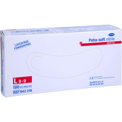 PEHA-SOFT nitrile white Unt.Hands.unsteril pf L 100 St