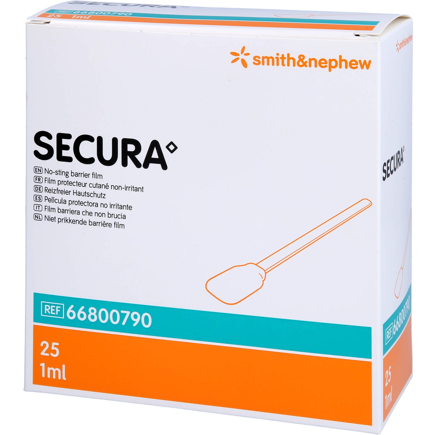 SECURA reizfreier Hautschutz Applikator 25X1 ml