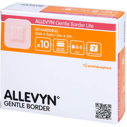 ALLEVYN Gentle Border Lite 5x5 cm Schaumverb. 10 St