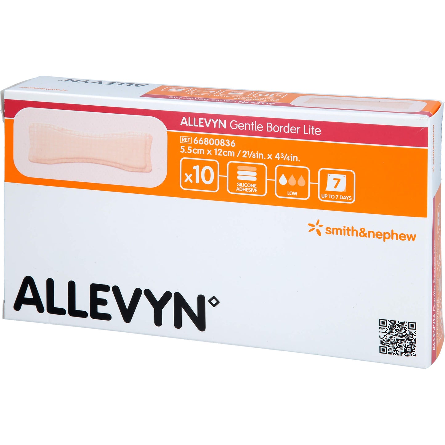 ALLEVYN Gentle Border Lite 5,5x12 cm Schaumverb. 10 St