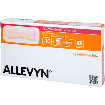 ALLEVYN Gentle Border Lite 5,5x12 cm Schaumverb. 10 St