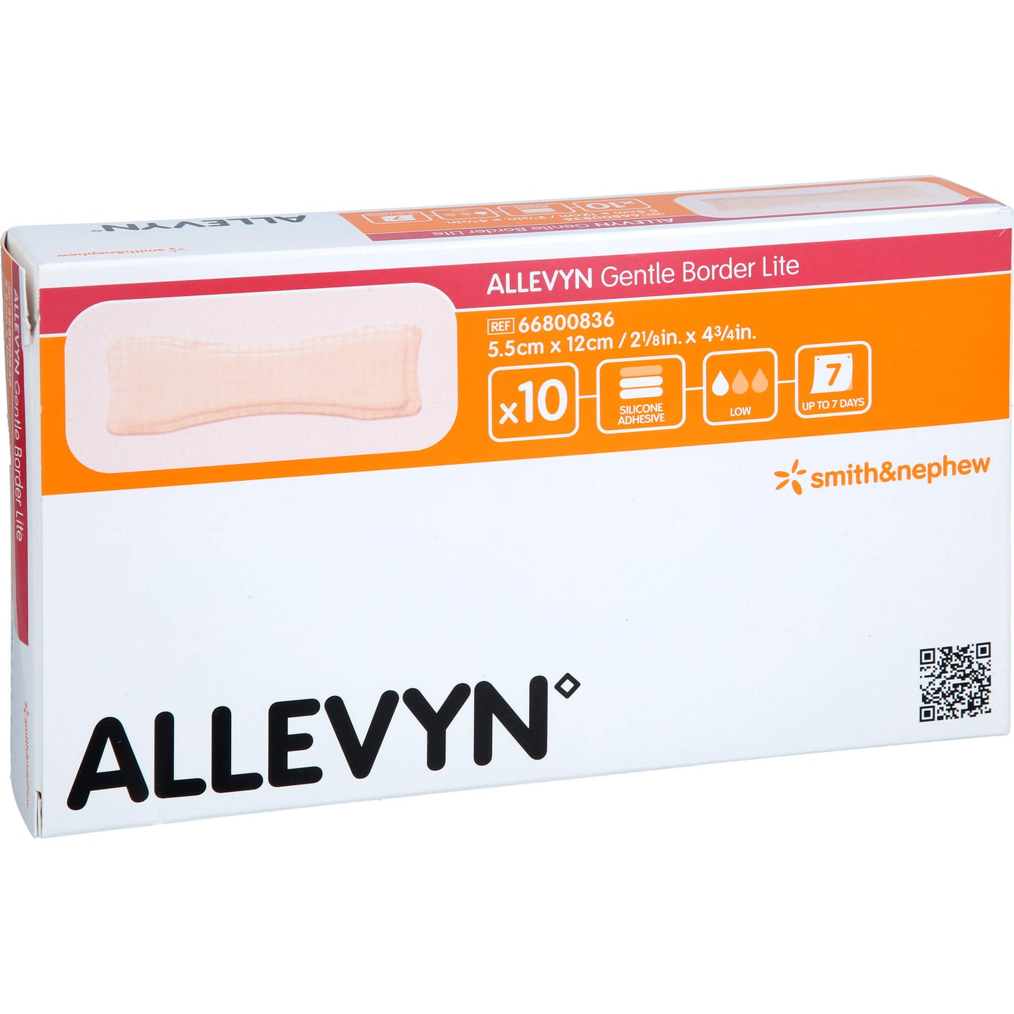 ALLEVYN Gentle Border Lite 5,5x12 cm Schaumverb. 10 St