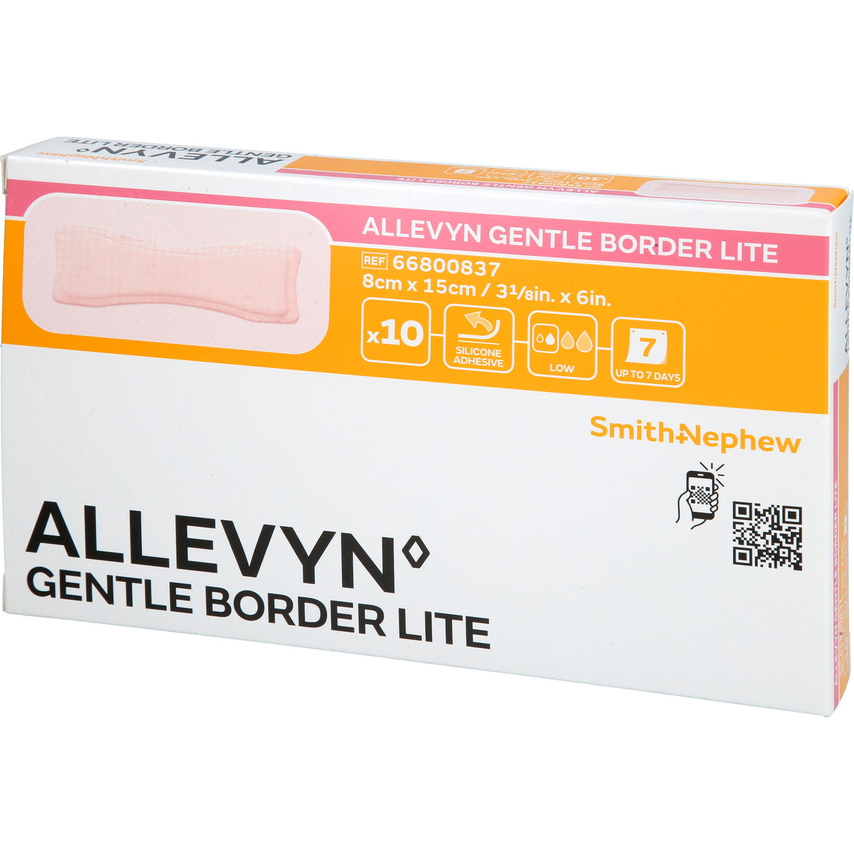 ALLEVYN Gentle Border Lite 8x15 cm Schaumverb. 10 St