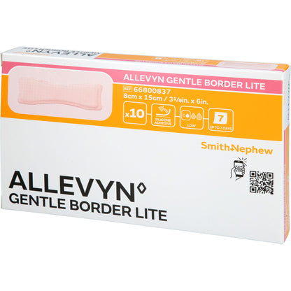ALLEVYN Gentle Border Lite 8x15 cm Schaumverb. 10 St