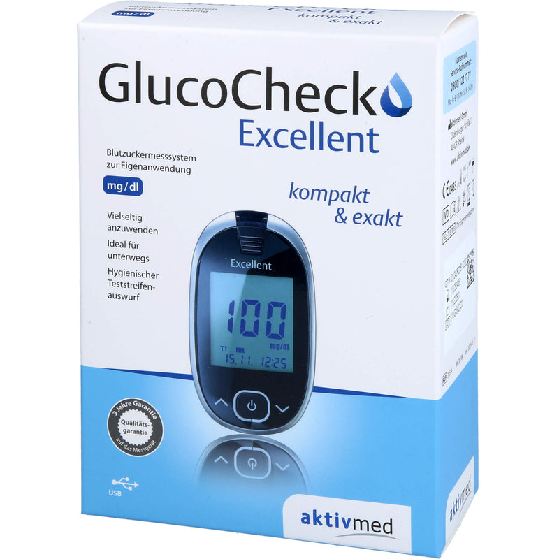 GLUCOCHECK E BLZ SET MG/DL 1 St