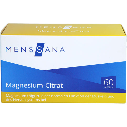 MAGNESIUMCITRAT MensSana Kapseln 60 St