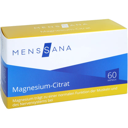 MAGNESIUMCITRAT MensSana Kapseln 60 St