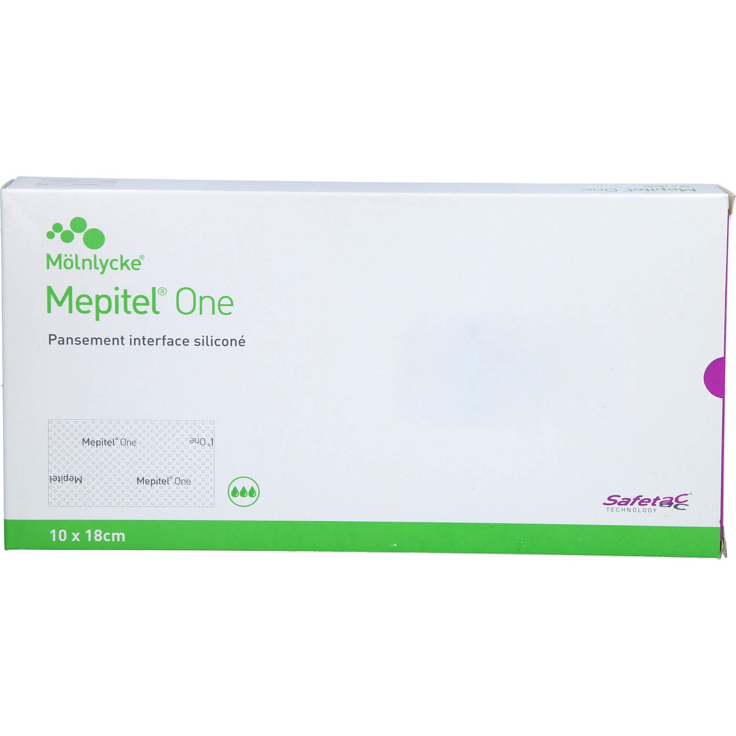 MEPITEL One 10x18 cm Silikon Netzverband 10 St