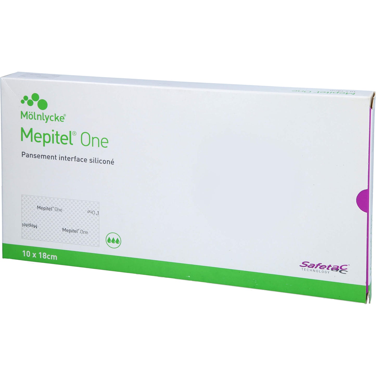 MEPITEL One 10x18 cm Silikon Netzverband 10 St