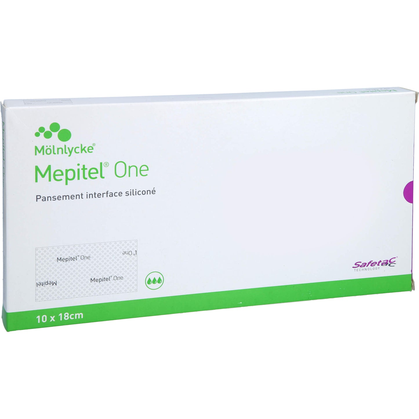 MEPITEL One 10x18 cm Silikon Netzverband 10 St
