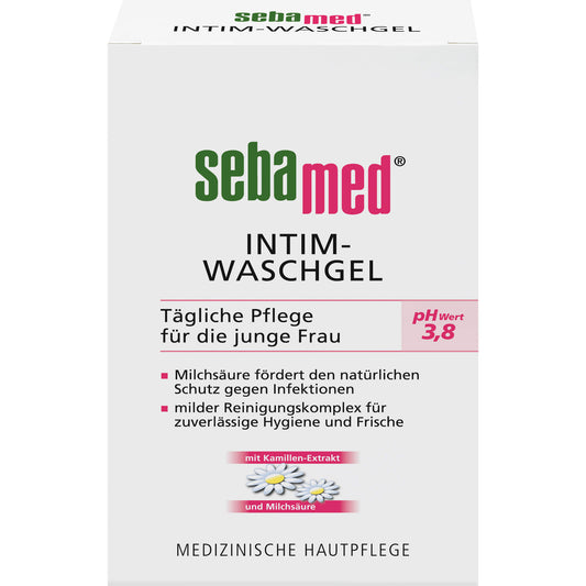 SEBAMED Intim Waschgel pH 3,8 für die junge Frau 200 ml
