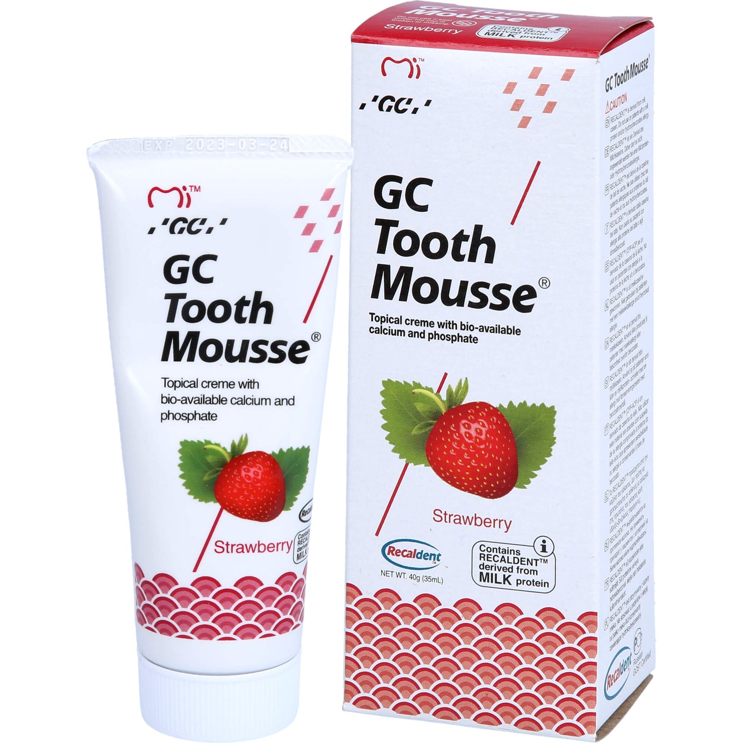 GC Tooth Mousse Erdbeere 40 g