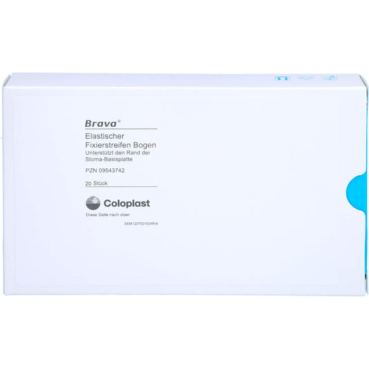 BRAVA elastischer Fixierstreifen gebogen 20 St