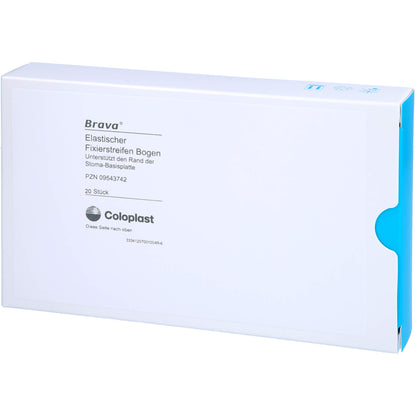 BRAVA elastischer Fixierstreifen gebogen 20 St