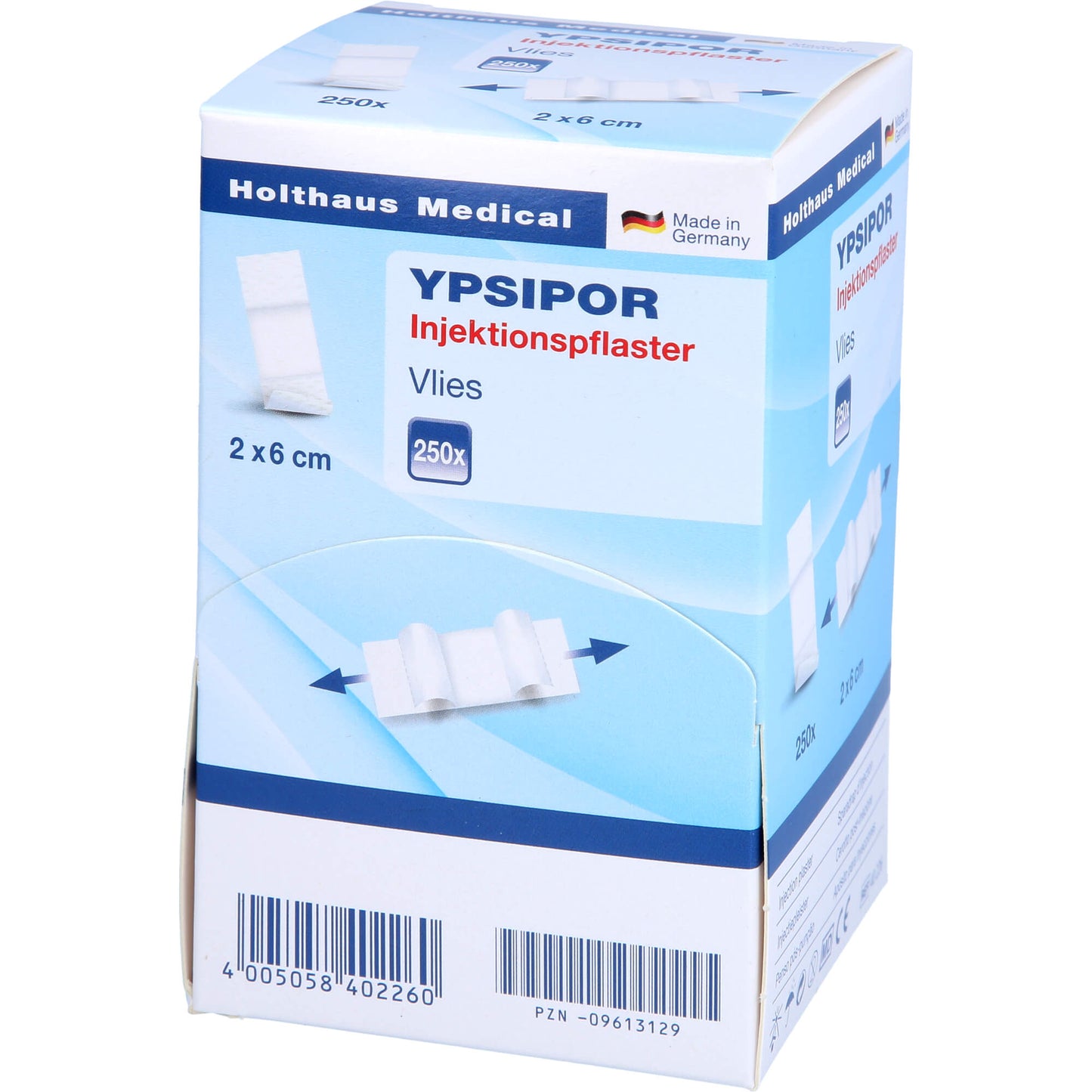 INJEKTIONSPFLASTER groß 2x6 cm 250 St