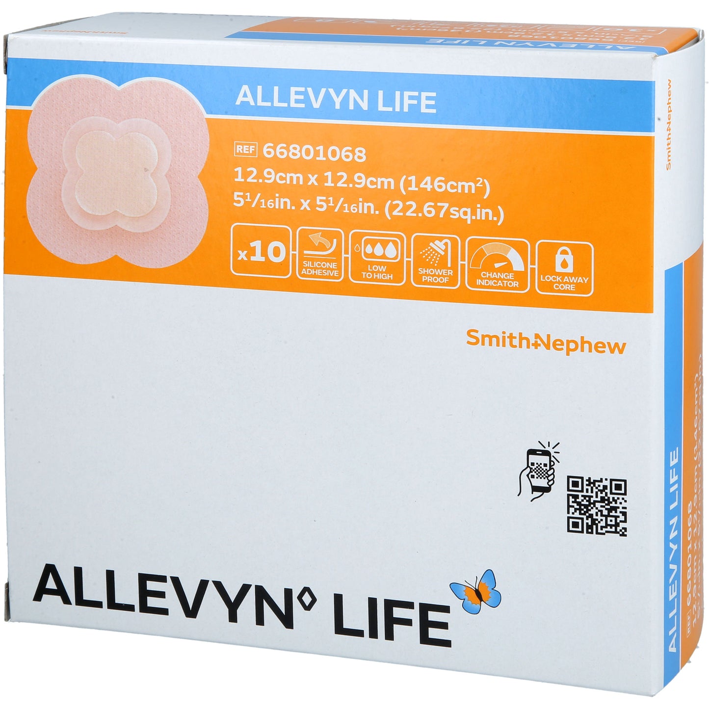 ALLEVYN Life 12,9x12,9 cm Silikonschaumverband 10 St